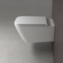 VASO SOSPESO SENZABRIDA®| SANITARI QUADRATI 56x36| GLOBO STONE