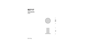 appenditutto da muro basic cromo colombo design