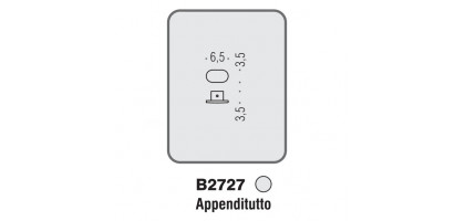 Appenditutto grande da muro basic cromo colombo design