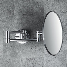 specchio ingranditore (3,5x) a muro cromo lucido colombo design