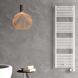 SCALDASALVIETTE ELETTRICO CORDIVARI 70x40 con TERMOSTATO DIGITALE LISA 22 BIANCO - 300W