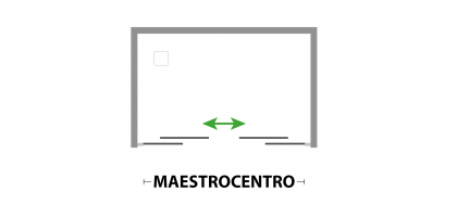 FORTE CABINA DOCCIA MONOPARETE SKIPPER MAESTROCENTRO varie misure