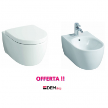 offerta BIDET E VASO SOSPESO CON SEDILE|FAST RIMFREE Pozzi Ginori