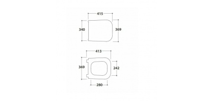 SEDILE WC| RIMOVIBILE SOFTCLOSE 45.37 Serie Stone GLOBO