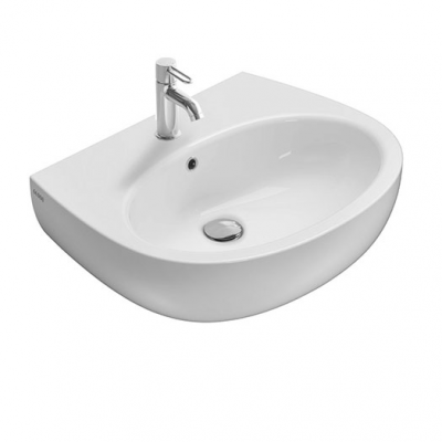 LAVABO SOSPESO in CERAMICA 65 x 50 cm | GRACE GLOBO