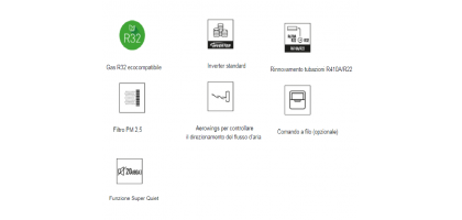 CLIMATIZZATORE compatto PANASONIC 60 serie TZ-GAS F 32 MONOSPLIT INVERTER 21000 btu + WI FI