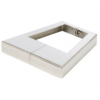 Cornice per cascata mezzaluna inox lucida Cod.1041277 |CPA