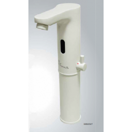 RIVER RUBINETTO ELETTRONICO PER LAVABO CON BATTERIA INCORPORATA - SERIE STILE BIANCO 307x105x284