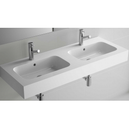 LAVABO ESCOCIA 1205mm | DOPPIA VASCA MINERALMARMO 