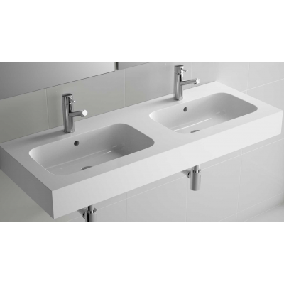 LAVABO ESCOCIA 1405mm | DOPPIA VASCA MINERALMARMO 