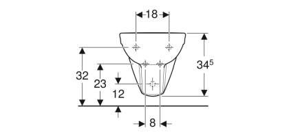 BIDET SELNOVA GEBERIT SOSPESO