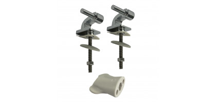 Sedile wc in termoindurente double adatto a Conca cerniere in metallo