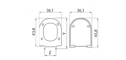 Sedile wc in termoindurente queen H050