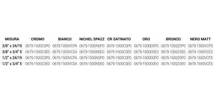 DETENTORE ATTACCO VERTICALE + RACCORDI | DESTRA| SR TONDERA CROMO