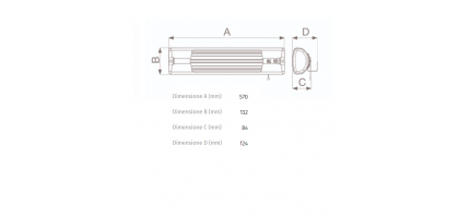 LAMPADA A RAGGI INFRAROSSI |THERMOLOGIKA DESIGN BIANCO