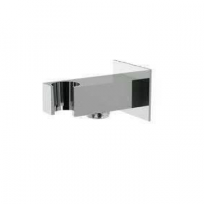 PRESA ACQUA RETTANGOLARE PIU' SUPPORTO DOCCIA 1/2 X 1/2 SERIE LUSSO C-PAR | DE BORRI