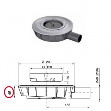 PILETTA  | minidrain per "CANALISSIMA" BONOMINI