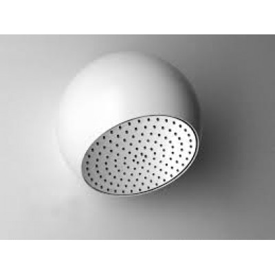 SOFFIONE DOCCIA A PARETE | DESIGN "SFERA"| FIMA  Ø 20 -bianco