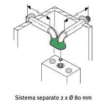 KIT FUMI SDOPPIATO 80/80 per caldaia VAILLANT Pro e Plus | CONDENSING