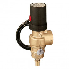 VALVOLA DI SCARICO TERMICO CALEFFI CERTIFICATA E TARATA A BANCO 98°C INAIL ATTACCHI 1 1/2" M x 1 1/4" F 