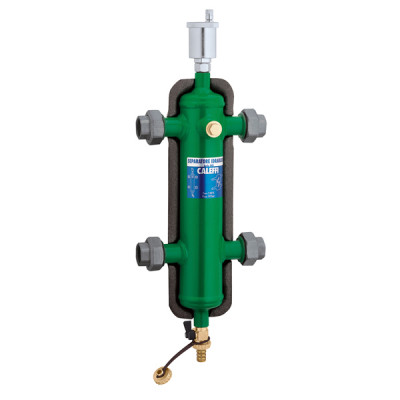 SEPARATORE IDRAULICO CALEFFI ATTACCHI FILETTATI 2" PORTATA MAX CONSIGLIATA 8,5 MC/H