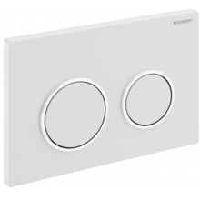 GEBERIT OMEGA 20 | PLACCA a 2 Pulsanti di scarico | BIANCA