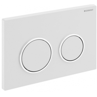 GEBERIT OMEGA 20 | PLACCA a 2 Pulsanti di scarico | BIANCA