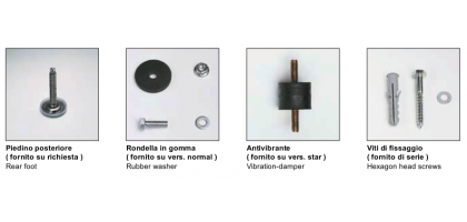 STAFFE PER CONDIZIONATORE L. 425 mm SAA STAFFE425 MARCHE VARIE TERMOID