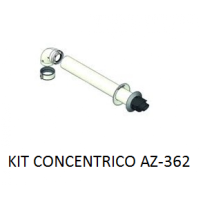 SCARICO FUMI CALDAIA JUNKERS| COASSIALE ORIZZONTALE Ø 60/100 AZ 362