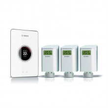 CENTRALINA wifi BOSCH EASYCONTROL set: CT200 BIANCO + 3 TESTE