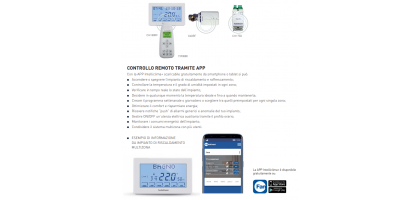 CRONOTERMOSTATO WIFI CON CONTROLLO FINO A 8 ZONE Intellicomfort CH180RFWIFI