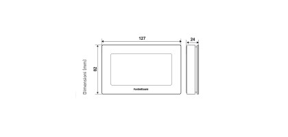 CRONOTERMOSTATO TOUCH SCREEN | FANTINI COSMI CH180 wifi