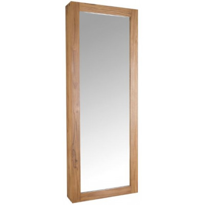 SPECCHIO CONTENITORE IN TEAK NATURALE PURO MIRROR CABINET