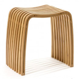 SGABELLO IN BAMBOO CON SEDUTA ERGONOMICA ORDINA STOOL