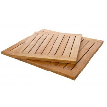 PEDANA DECK DOCCIA IN TEAK NATURALE 50x70cm