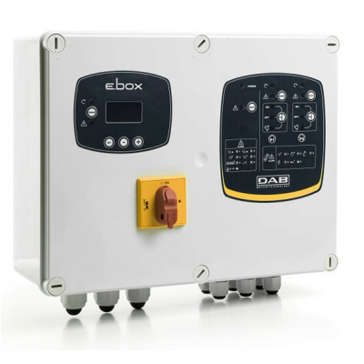 DAB E-box plus D 1 x 230 V / 3 X 230 - 400 V 50 - 60 Hz | per 1 o 2 pompe con potenza massima di impiego 5,5 kW