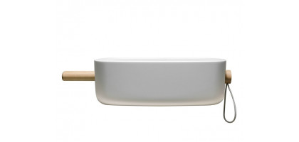 LAVABO DESIGN IN LEGNO CON MENSOLA EVER BOUNCE PAN