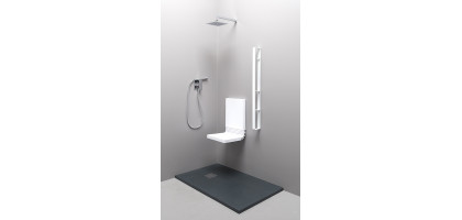 SEDIA PER DOCCIA PIEGHEVOLE EVER TUCK TYPE BIANCO