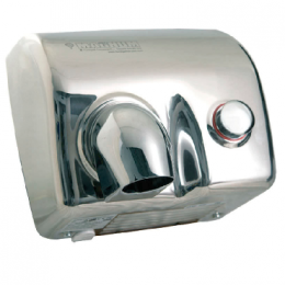 Asciugamani elettrici con pulsante Fumagalli Magnum da muro MG88P 250 LEM  (2000W) inox lucido  
