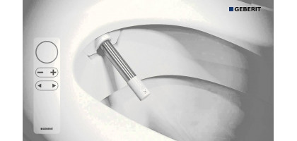 WC BIDET GEBERIT SELA WATER CON BIDET INCORPORATO con doccetta