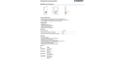 GEBERIT MONOLITH WC MODULO SANITARIO per VASO SOSPESO