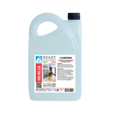 HEART ITALIANA - FLACONE DETERGENTE IGIENIZZANTE CLOROSAN (4LT)