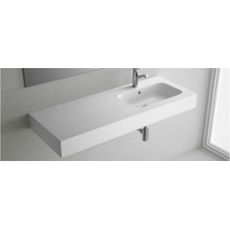 LAVABO ESCOCIA 1205mm | VASCA DESTRA MINERALMARMO 