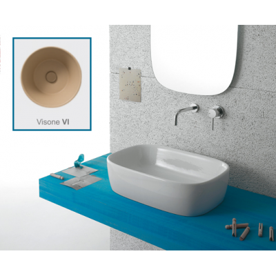 LAVABO GLOBO GENESIS visone LAVANDINO MISURE 55X37