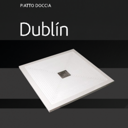 PIATTO DOCCIA ORIGINALISSIMO CON LINEE CONCENTRICHE su misura DUBLIN