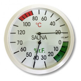 TERMOIGROMETRO PER SAUNA  | MISURA UMIDITA' e °C