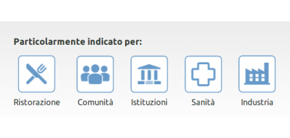 RUBINETTI ELETTRONICI PER BAGNO DMP "SETTE MIX"  (alimentato a corrente)