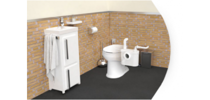 SANICOMPACT 43 SILENCE - TRITURATORE INTEGRATO NELLA CERAMICA nel WC