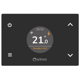SEITRON - CRONOTERMOSTATO WIFI SETTIMANALE WI-TIME NERO
