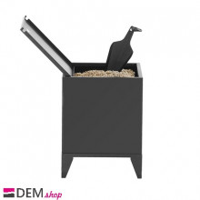 CONTENITORE PORTA PELLET | complementi ARREDO design